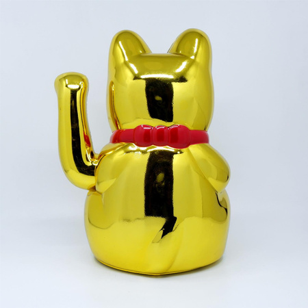 Maneki Neko duży Kot Szczęścia złoty